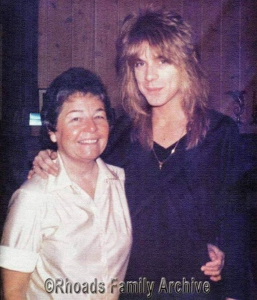 Dee and Randy Rhoads