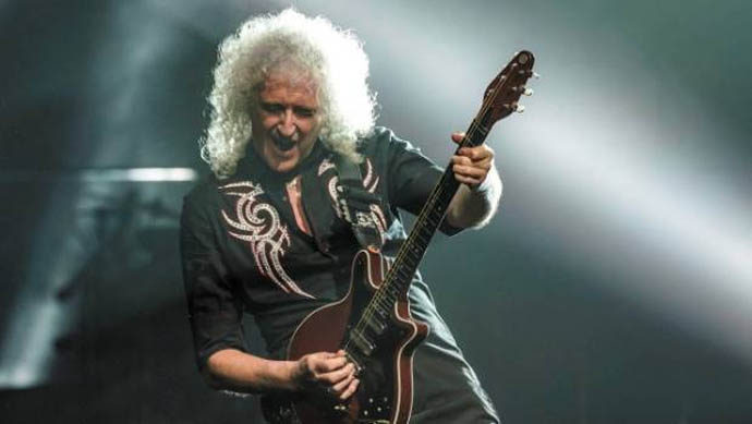 Queen, Adam Lambert, and playing THE Red Special…