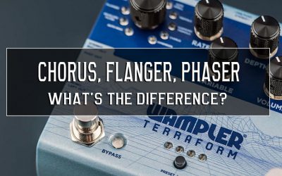 What is the difference between Chorus, Flanger and Phaser?