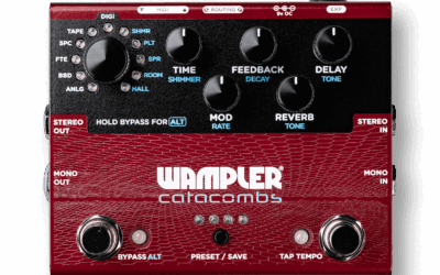 Wampler Catacombs reverb and delay guitar pedal
